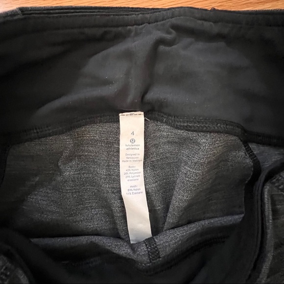 Lululemon Inspire Tight II Heathered Black Size 4 - Picture 9 of 9